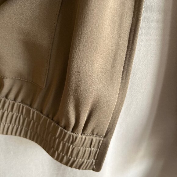 Theory Baharah Silk bomber jacket - size Small - Picture 14 of 14